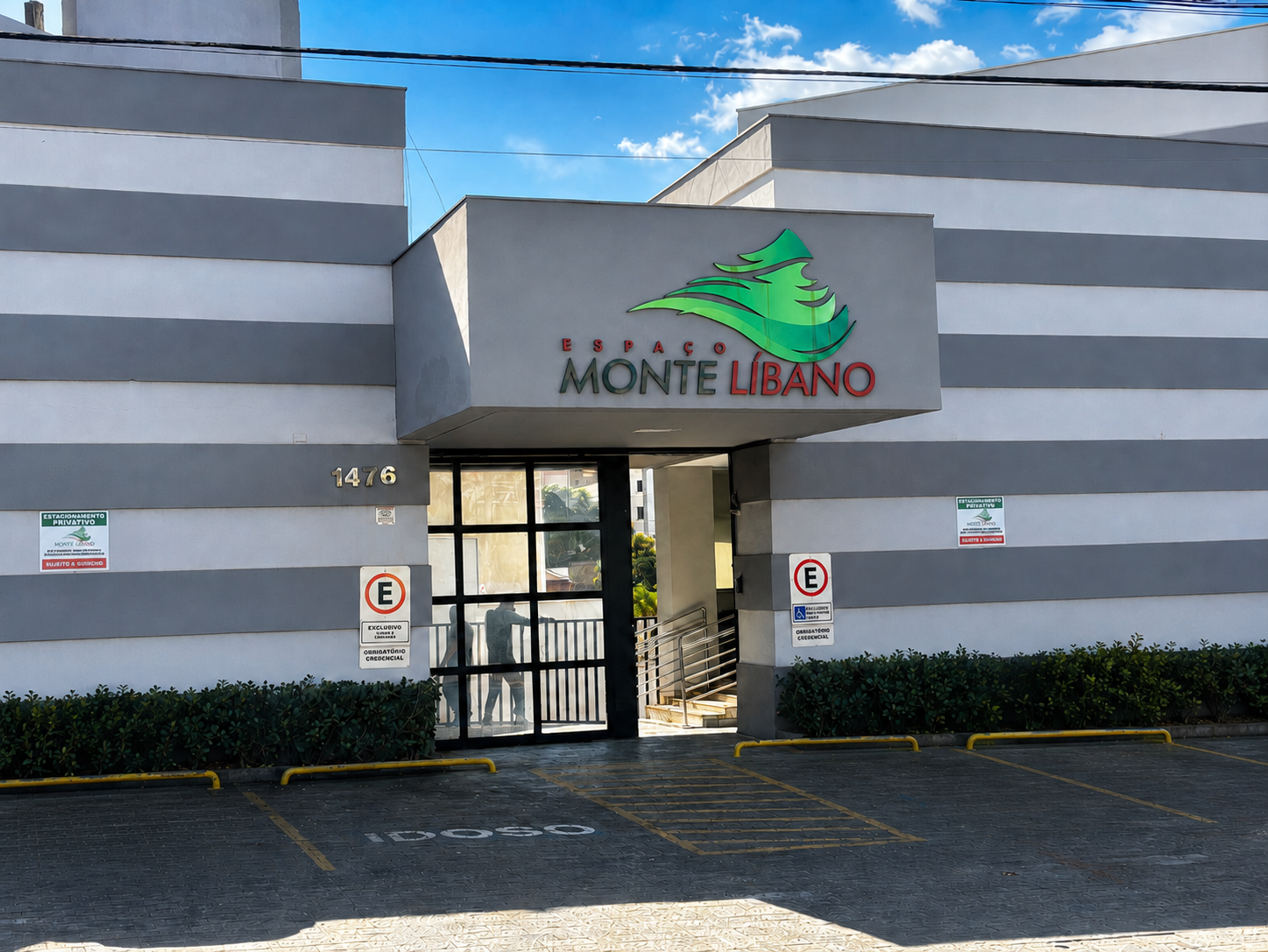 Fachada Espaço Monte Líbano